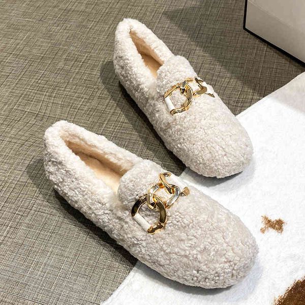 dress shoes chain lambswool flats moccasins femme slip on plush winter ladies shoes curly furry loafers women creepers zapatos plu, Black
dress shoes chain lambswool flats moccasins femme slip on plush winter ladies shoes curly furry loafers women creepers zapatos plu, Black