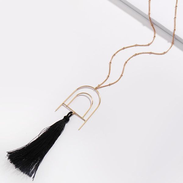 pendant necklaces chiao 2021 fashion long style silk burgundy brown black tassel metal for women, Silver
pendant necklaces chiao 2021 fashion long style silk burgundy brown black tassel metal for women, Silver
