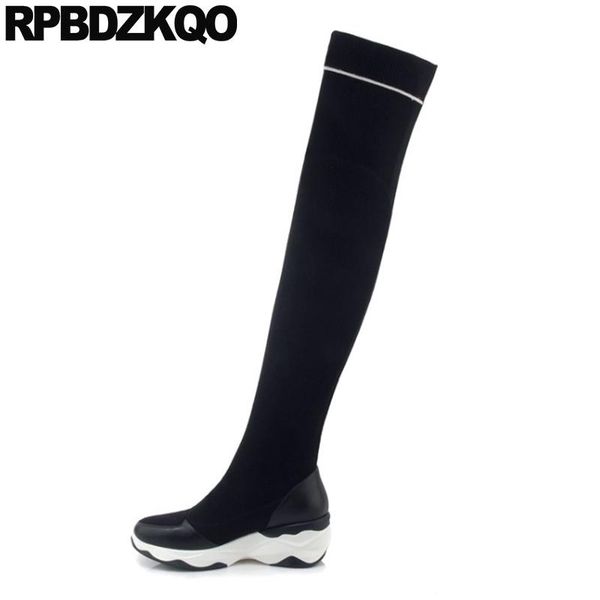 boots elevator tall knit over the knee platform black slim high heel wedge fashion long designer shoes women luxury 2021 slip on
boots elevator tall knit over the knee platform black slim high heel wedge fashion long designer shoes women luxury 2021 slip on