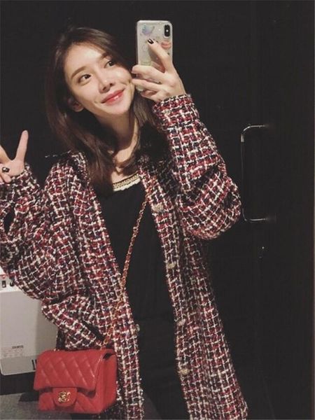 women's wool & blends xiaoxiangfeng autumn plaid shirt jacket women loose 2021 trendy retro look thin, Black
women's wool & blends xiaoxiangfeng autumn plaid shirt jacket women loose 2021 trendy retro look thin, Black