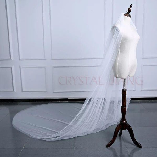bridal veils white ivory long wedding cathedral veil 3 meters 2 layers raw edge romantic, Black
bridal veils white ivory long wedding cathedral veil 3 meters 2 layers raw edge romantic, Black