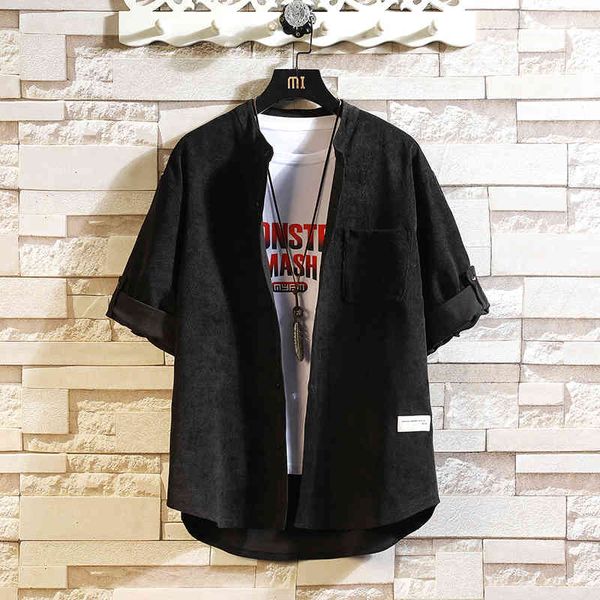men's casual shirts solid classic brand 2021 black summer beach shirt fashion short sleeve loose pocket plus oversize -4xl 5xl do, White;black
men's casual shirts solid classic brand 2021 black summer beach shirt fashion short sleeve loose pocket plus oversize -4xl 5xl do, White;black