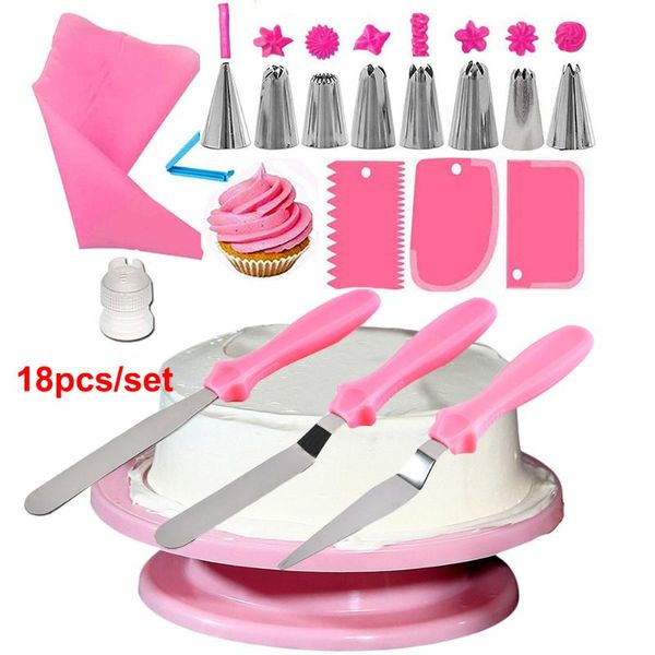 baking & pastry tools 140pcs cake decorating tip sets turntable stand stainless tulip nozzles confectionery bag for cakes
baking & pastry tools 140pcs cake decorating tip sets turntable stand stainless tulip nozzles confectionery bag for cakes