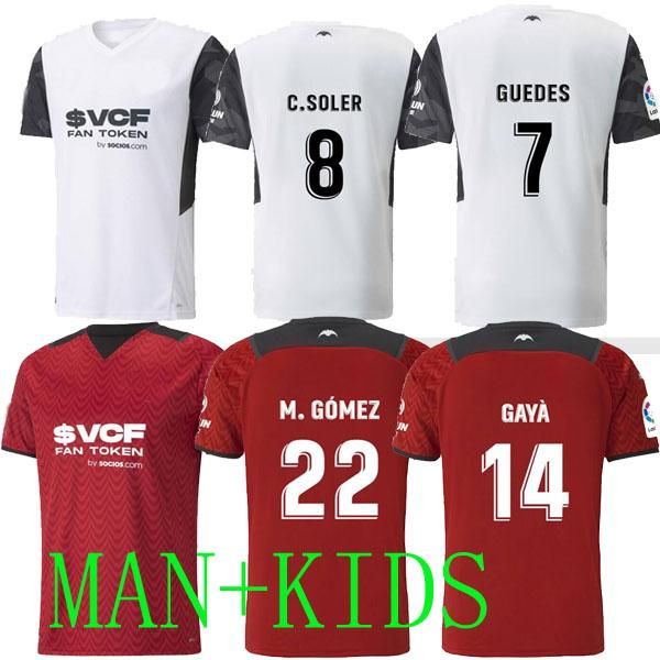 21/22 valencia soccer jerseys 2021 home away guedes gameiro florenzi red white camisetas de futbol rodrigo m.gomez men jersey kit football s, Black;yellow
21/22 valencia soccer jerseys 2021 home away guedes gameiro florenzi red white camisetas de futbol rodrigo m.gomez men jersey kit football s, Black;yellow