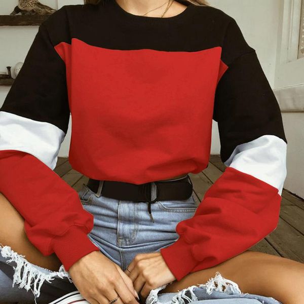 women's hoodies & sweatshirts long sleeve fabala warm short style pullover autumn cool ladies stitching color female clothes casual el, Black
women's hoodies & sweatshirts long sleeve fabala warm short style pullover autumn cool ladies stitching color female clothes casual el, Black