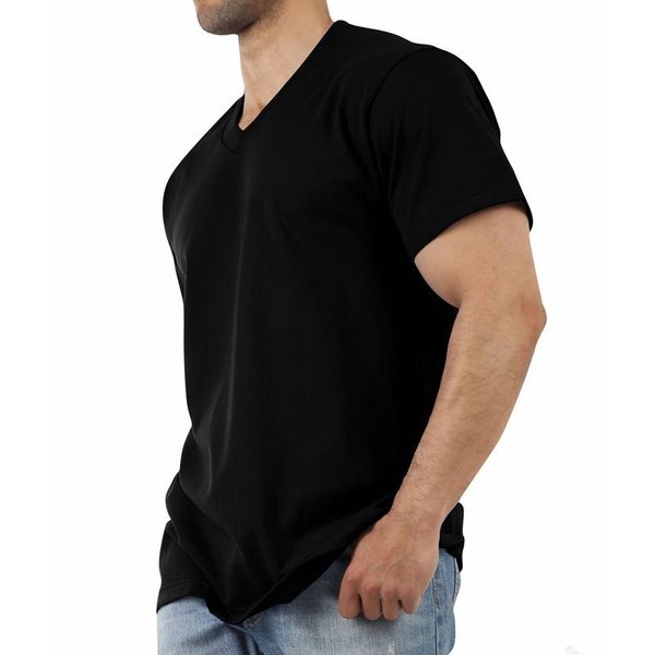 men's t-shirts mandylandy solid color casual women v-neck loose short-sleeved t-shirt men summer slim fits shirts, White;black
men's t-shirts mandylandy solid color casual women v-neck loose short-sleeved t-shirt men summer slim fits shirts, White;black