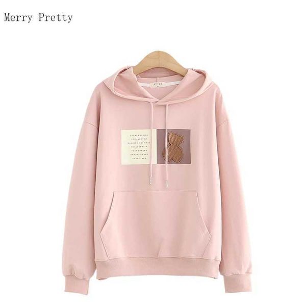 pink cartoon bear embroidery graphic women hooded sweatshirt summer girl sporty chic drawstring pullover casual hoodies 210526, Black
pink cartoon bear embroidery graphic women hooded sweatshirt summer girl sporty chic drawstring pullover casual hoodies 210526, Black