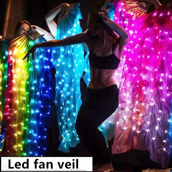 ruoru 1 pair 2 pieces led fan veil belly dance accessories women light performance props costumes stage wear, Black;red
ruoru 1 pair 2 pieces led fan veil belly dance accessories women light performance props costumes stage wear, Black;red
