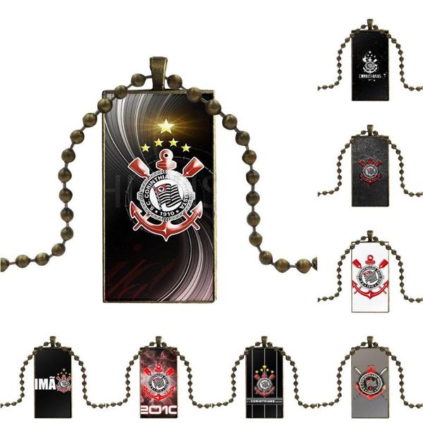 for girls fashion glass cabochon pendant rectangle necklace choker jewelry sport club corinthians paulista necklaces, Silver
for girls fashion glass cabochon pendant rectangle necklace choker jewelry sport club corinthians paulista necklaces, Silver
