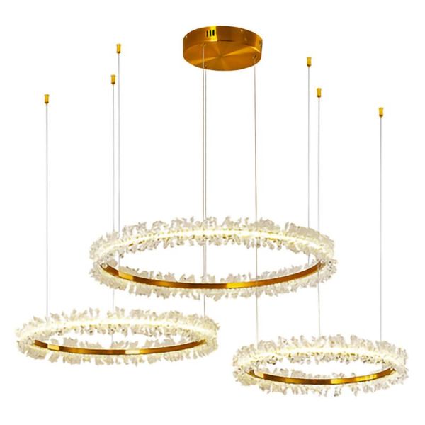 pendant lamps crystal chandelier lamp 50/70/90cm rings luxury hanging lmap balck gold luminaire suspension living room restaurant decortion
pendant lamps crystal chandelier lamp 50/70/90cm rings luxury hanging lmap balck gold luminaire suspension living room restaurant decortion