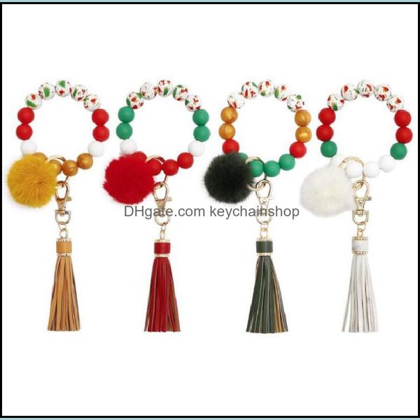 keychains fashion aessories christmas halloween bracelet with tassel and pomom sile rubber saint skl bracelets car keychain holder women wri, Silver
keychains fashion aessories christmas halloween bracelet with tassel and pomom sile rubber saint skl bracelets car keychain holder women wri, Silver