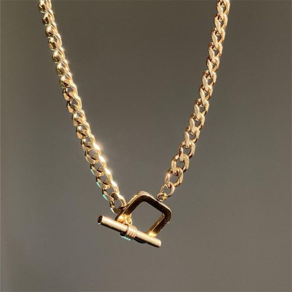 chains 2021 autumn personalized chain ot buckle clavicle chocker necklace copper plated real gold simple basic, Silver
chains 2021 autumn personalized chain ot buckle clavicle chocker necklace copper plated real gold simple basic, Silver
