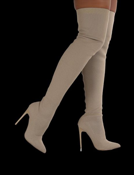 boots stiletto high heels over the knee women stretch thigh ladies spring autumn long shoes cuissardes, Black
boots stiletto high heels over the knee women stretch thigh ladies spring autumn long shoes cuissardes, Black