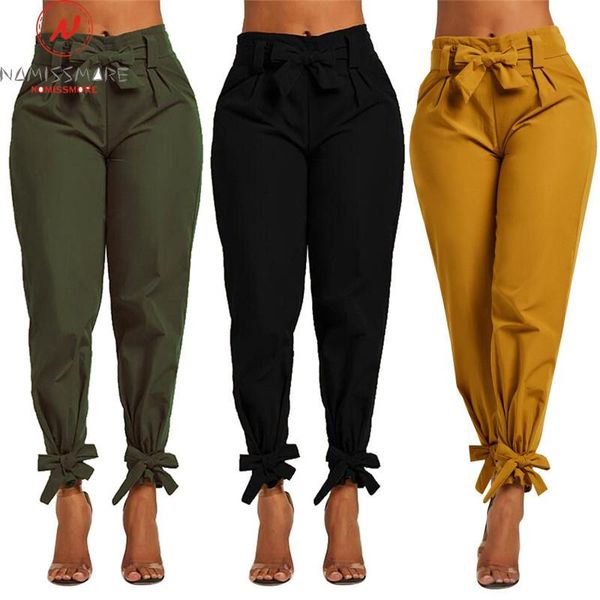 women's pants & capris england style women solid color pencil patchwork design bandage delt decor high waist slim long trousers for str, Black;white
women's pants & capris england style women solid color pencil patchwork design bandage delt decor high waist slim long trousers for str, Black;white