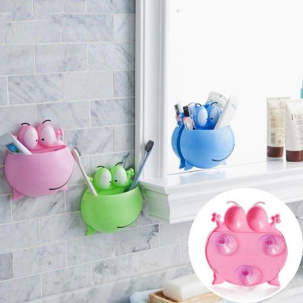 toothbrush holders 1 pcs frog shaped rack cartoon wall stick paste organizer bathroom accessories strong suction holder
toothbrush holders 1 pcs frog shaped rack cartoon wall stick paste organizer bathroom accessories strong suction holder