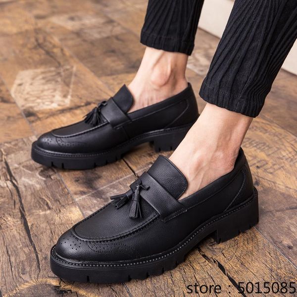 dress shoes oxfords men fashion split leather casual flat tassels slip-on driver formal loafers round toe moccasin wedding, Black
dress shoes oxfords men fashion split leather casual flat tassels slip-on driver formal loafers round toe moccasin wedding, Black