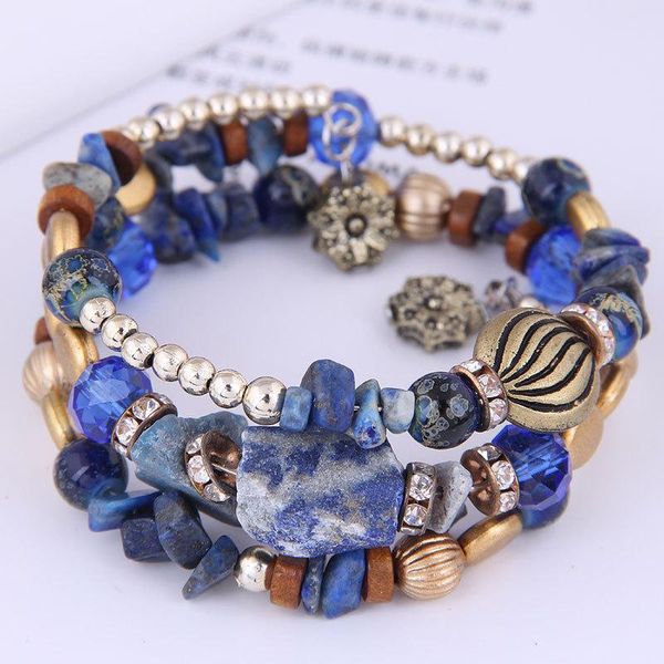 charm bracelets european and american trend simple bohemian style stone mixed multi-layer women's bracelet jewelri for woman, Golden;silver
charm bracelets european and american trend simple bohemian style stone mixed multi-layer women's bracelet jewelri for woman, Golden;silver