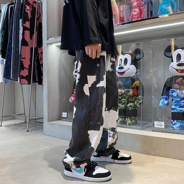 men's jeans men y2k tie dye baggy pants 2022 mens vintage japanese streetwear denim trousers male kpop causal wide leg, Blue
men's jeans men y2k tie dye baggy pants 2022 mens vintage japanese streetwear denim trousers male kpop causal wide leg, Blue