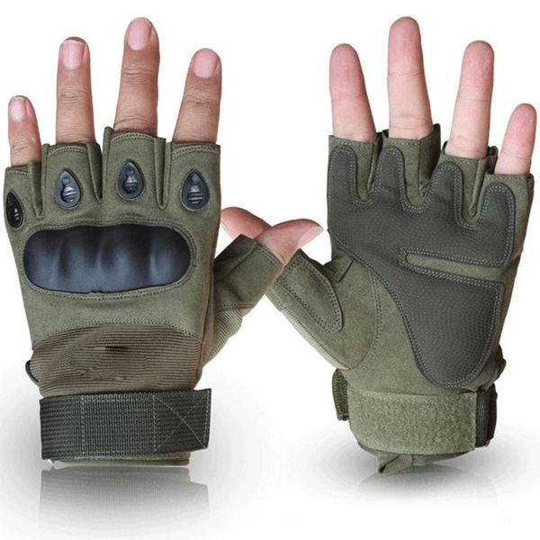 cycling gloves outdoor pu leather fingerless tactical military men women knuckles protective gear hand driving climbing army, Black
cycling gloves outdoor pu leather fingerless tactical military men women knuckles protective gear hand driving climbing army, Black