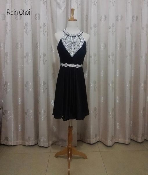 party dresses short cocktail a line halter homecoming formal gowns plus size, White;black
party dresses short cocktail a line halter homecoming formal gowns plus size, White;black