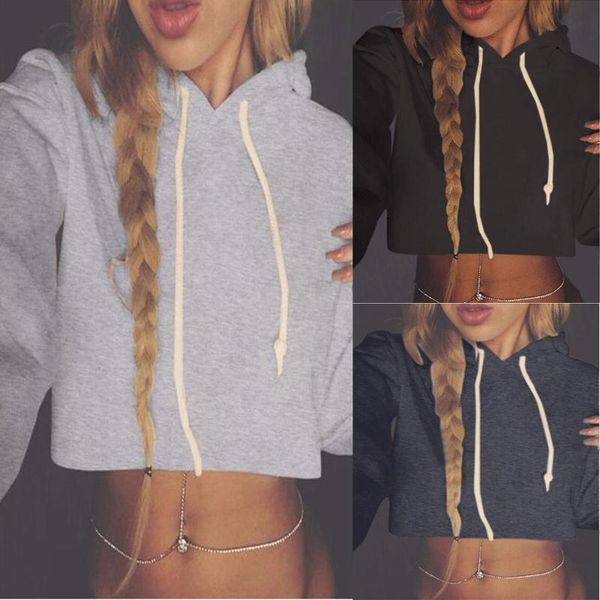 women's hoodies & sweatshirts jaycosin women short casual solid loose hooded pullover autumn thin crop long sleeve brief paragraph hoo, Black
women's hoodies & sweatshirts jaycosin women short casual solid loose hooded pullover autumn thin crop long sleeve brief paragraph hoo, Black
