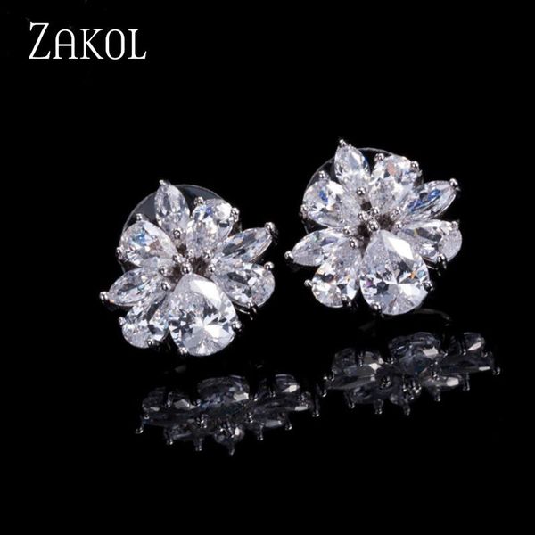 stud zakol 2021 flowers water drop cubic zirconia earrings colorful stone women simple wedding bridal jewelry, Golden;silver
stud zakol 2021 flowers water drop cubic zirconia earrings colorful stone women simple wedding bridal jewelry, Golden;silver