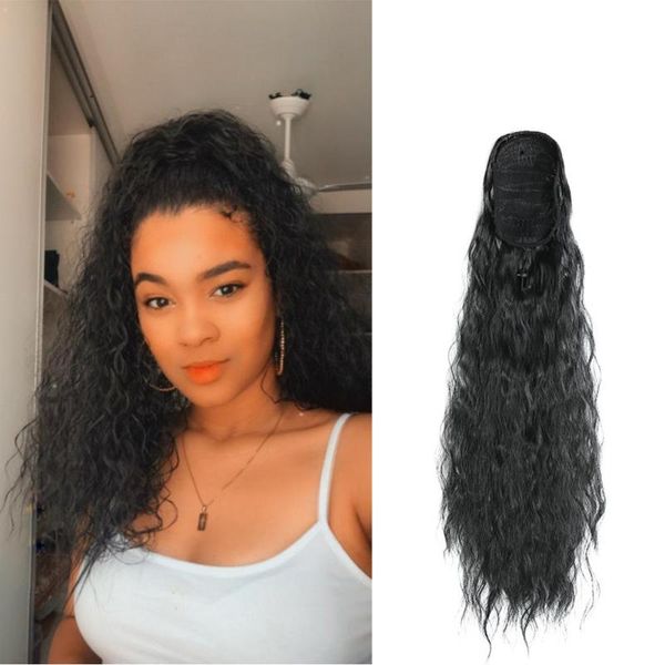 synthetic wigs afro puff natural curly hairpiece drawstring ponytail fasle high pony tail corn wave for black women
synthetic wigs afro puff natural curly hairpiece drawstring ponytail fasle high pony tail corn wave for black women