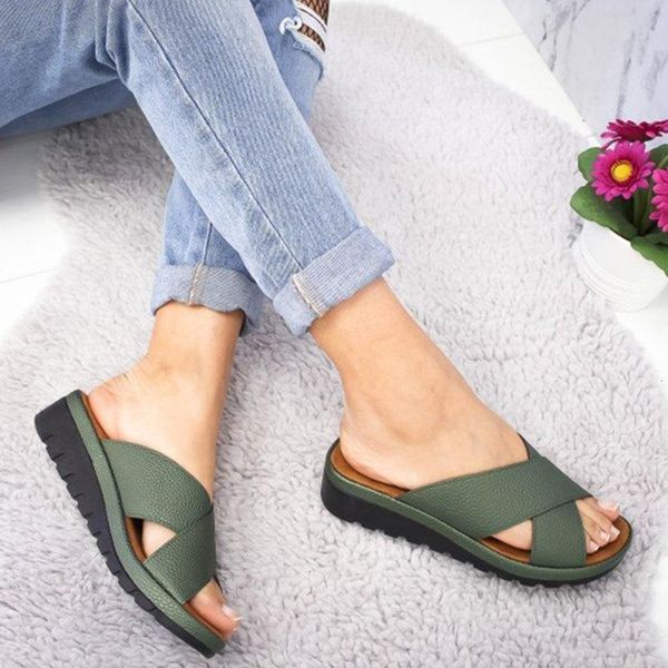 women summer platform slippers casual ladies cross straps sandals non-slip female shoes soft wedge outdoor slipper dropship, Black
women summer platform slippers casual ladies cross straps sandals non-slip female shoes soft wedge outdoor slipper dropship, Black
