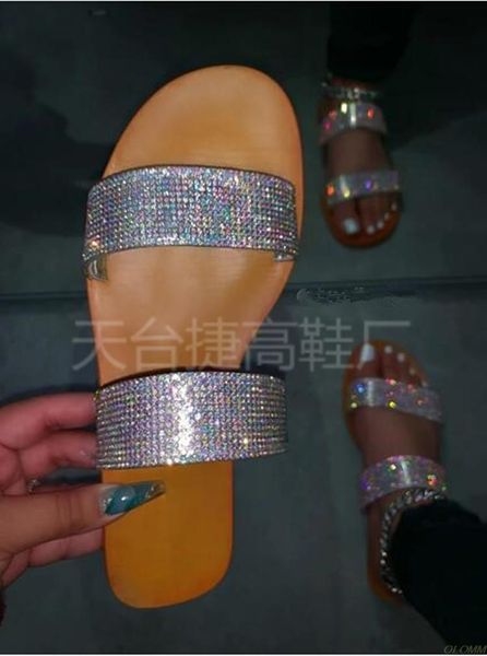 slippers dimond women summer crystal hollow flat slide ladies open toe comfort slip on outdoor beach sandals woman shoes, Black
slippers dimond women summer crystal hollow flat slide ladies open toe comfort slip on outdoor beach sandals woman shoes, Black