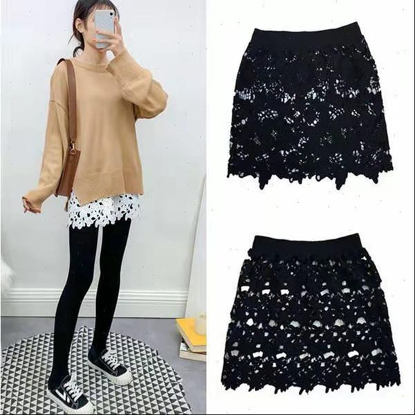 layering fake high waist womens skirts lower sweep half length splitting a version lace plus size casual, Black
layering fake high waist womens skirts lower sweep half length splitting a version lace plus size casual, Black