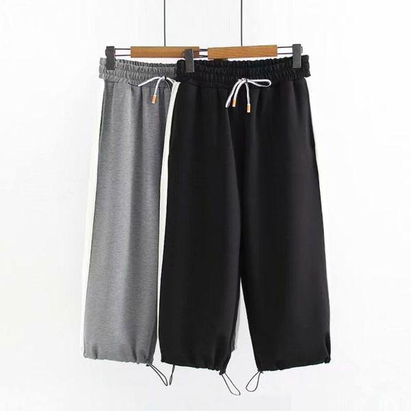 women's pants & capris 2021 plus size casual wide leg summer women clothing fashion loose stretch side white trousers k61-613, Black;white
women's pants & capris 2021 plus size casual wide leg summer women clothing fashion loose stretch side white trousers k61-613, Black;white