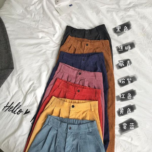 women's pants & capris women warm female winter 2021 korean fashion style high waist trousers summer black red yellow corduroy, Black;white
women's pants & capris women warm female winter 2021 korean fashion style high waist trousers summer black red yellow corduroy, Black;white