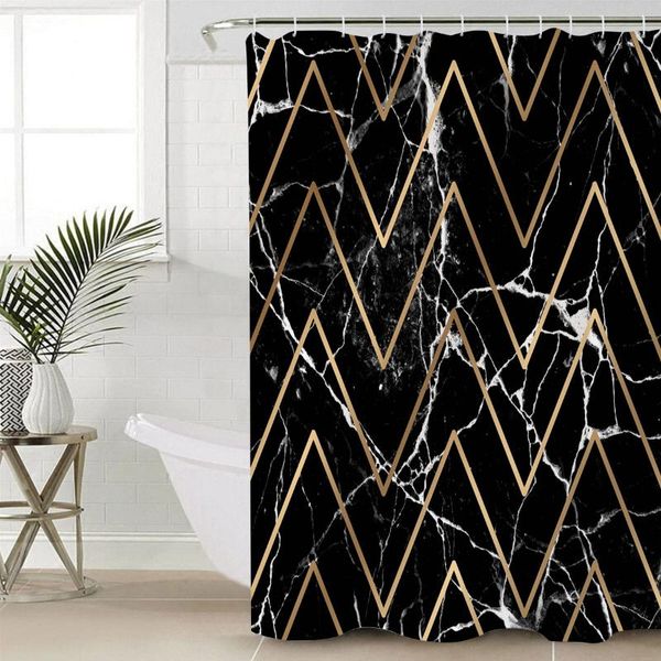 shower curtains marble texture letters golden lines wavy bathroom curtain polyester fabric with 12 hooks waterproof
shower curtains marble texture letters golden lines wavy bathroom curtain polyester fabric with 12 hooks waterproof