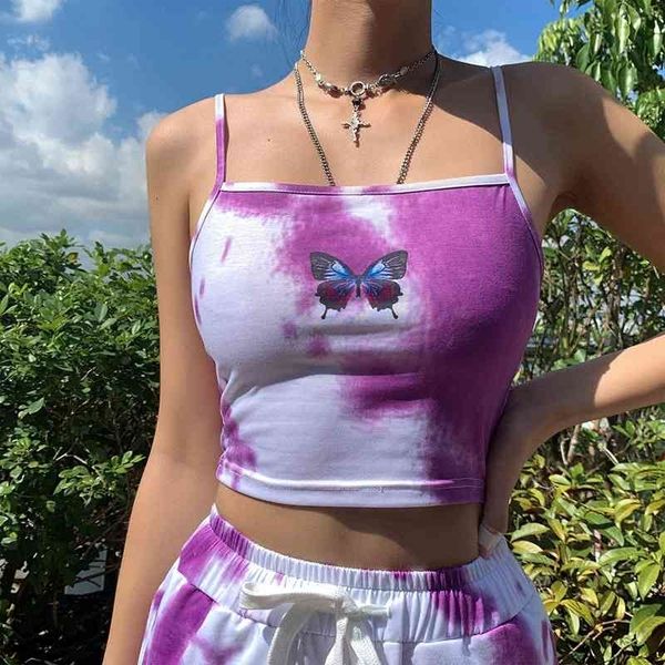 butterfly crop woman backless spaghetti strap tank summer clubwear party tie dye cami harajuku debardeur femme 210326, White
butterfly crop woman backless spaghetti strap tank summer clubwear party tie dye cami harajuku debardeur femme 210326, White