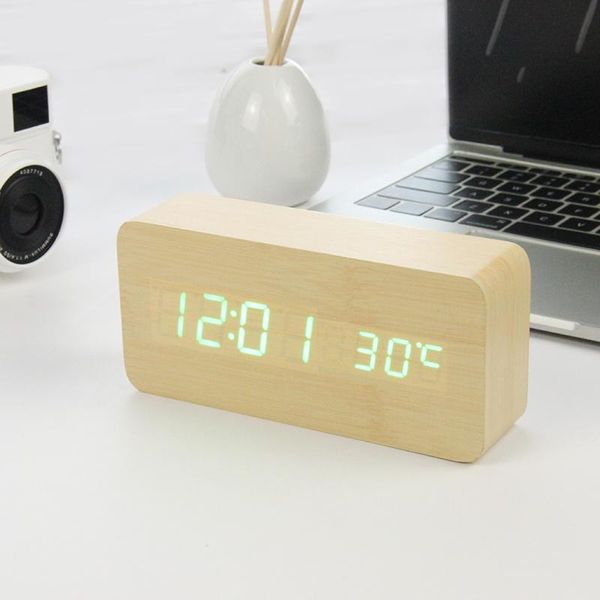 other clocks & accessories alarm clock led wooden smart electronic temperature deskusb/ power supply decoratio l1
other clocks & accessories alarm clock led wooden smart electronic temperature deskusb/ power supply decoratio l1