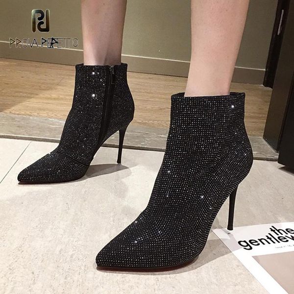 boots high-heeled ankle women's autumn british style rhinestone black pointed stiletto single zapatos para mujer
boots high-heeled ankle women's autumn british style rhinestone black pointed stiletto single zapatos para mujer