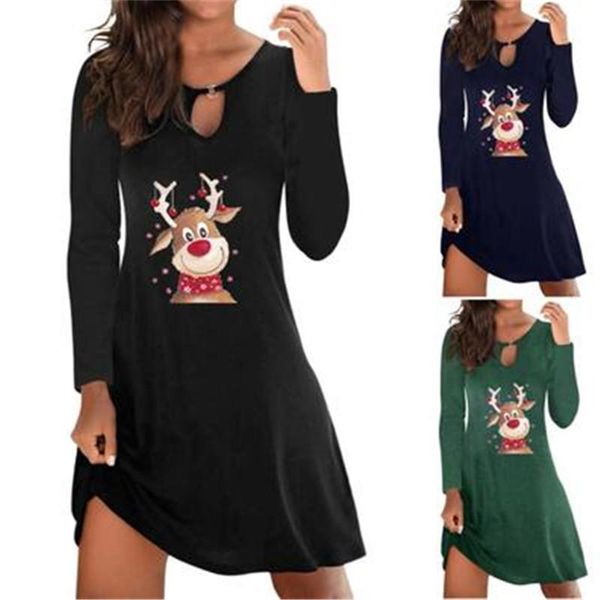 casual dresses autumn christmas party dress cartoon cat printed mini women long sleeve o-neck loose a-line lady vestidos, Black;gray
casual dresses autumn christmas party dress cartoon cat printed mini women long sleeve o-neck loose a-line lady vestidos, Black;gray