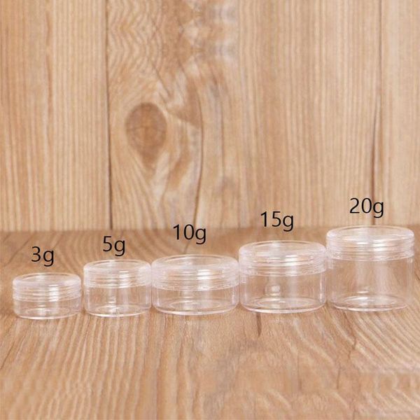 gift wrap 5pcs empty 2g 3g 5g 10g 15g 20g travel small clear plastic cosmetic pot jars with lid for face cream lip containers
gift wrap 5pcs empty 2g 3g 5g 10g 15g 20g travel small clear plastic cosmetic pot jars with lid for face cream lip containers