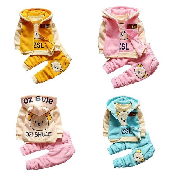 clothing sets jw-autumn baby girl boy cotton cartoon bear pattern long sleeve sweatshirt vest trousers outfits set, White
clothing sets jw-autumn baby girl boy cotton cartoon bear pattern long sleeve sweatshirt vest trousers outfits set, White