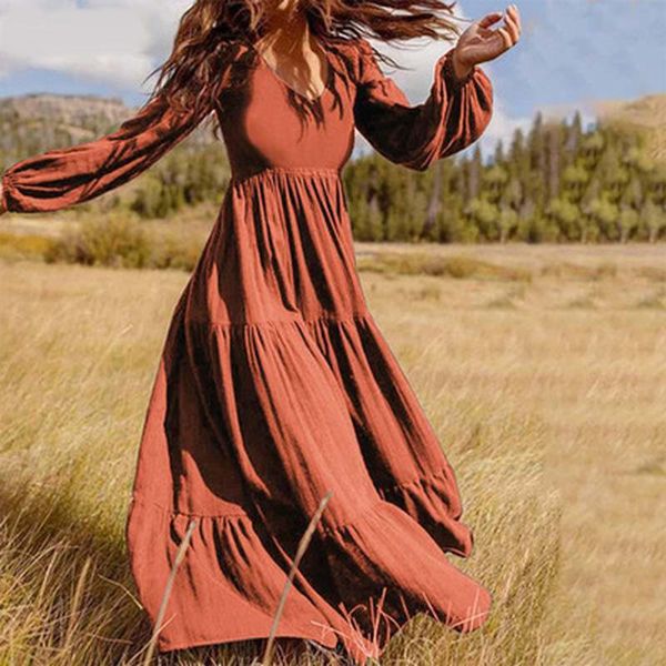 casual dresses women's dress autumn long-sleeved loose pleated -xxxl large size female ruffle stitching elegant retro boho, Black;gray
casual dresses women's dress autumn long-sleeved loose pleated -xxxl large size female ruffle stitching elegant retro boho, Black;gray