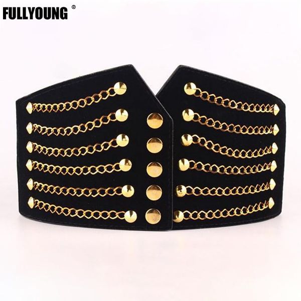 belts fullyoung korean fashion super wide belt female version with black rivet waistband all-match elastic, Black;brown
belts fullyoung korean fashion super wide belt female version with black rivet waistband all-match elastic, Black;brown
