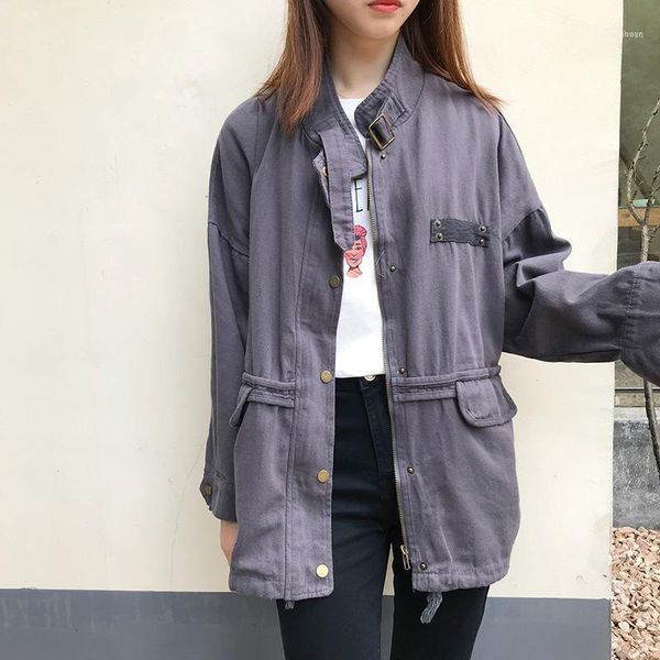 women's trench coats aransue 2021 women korean version tooling spring and autumn relaxed bf oversize coat1, Tan;black
women's trench coats aransue 2021 women korean version tooling spring and autumn relaxed bf oversize coat1, Tan;black