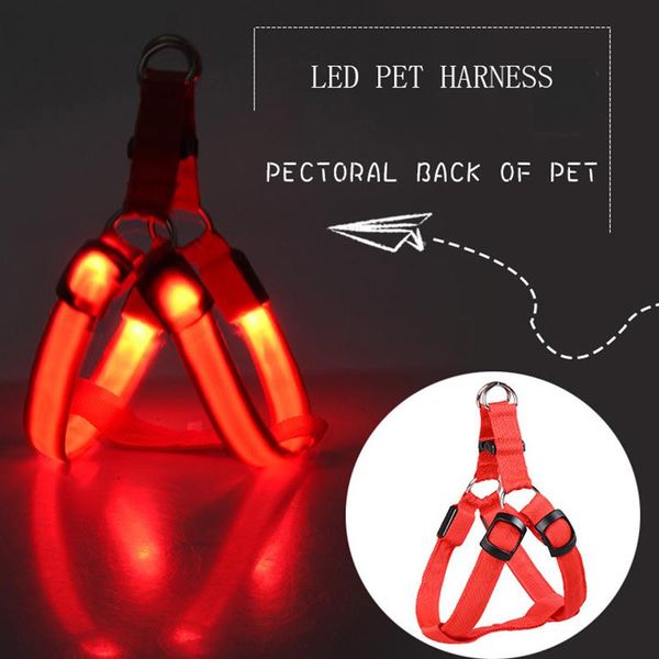 dog collars & leashes harness led tactical glowing collar light night safety nylon breast-band running for dogs
dog collars & leashes harness led tactical glowing collar light night safety nylon breast-band running for dogs