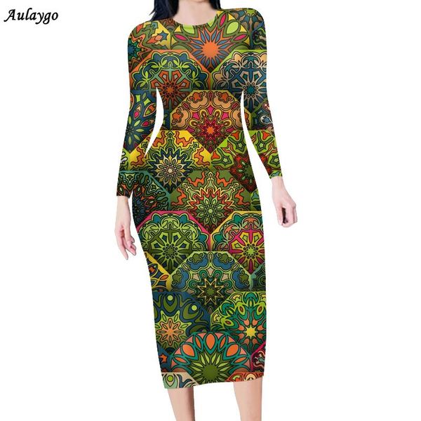 casual dresses aulaygo colorful african pattern boho style dress with long sleeves o-neck pencil lady's bodycon midi, Black;gray
casual dresses aulaygo colorful african pattern boho style dress with long sleeves o-neck pencil lady's bodycon midi, Black;gray