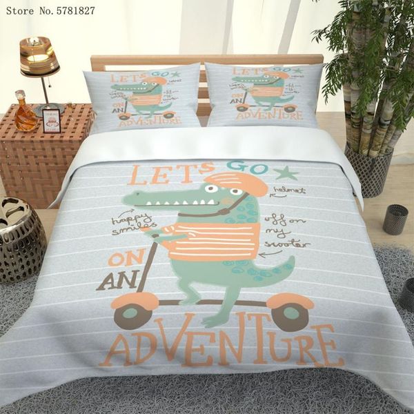 bedding sets 2/3 pieces crocodile cartoon set 3d print for boys girls duvet cover microfiber fabric bed quilt pillowcase
bedding sets 2/3 pieces crocodile cartoon set 3d print for boys girls duvet cover microfiber fabric bed quilt pillowcase