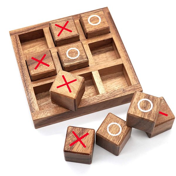 XO Wood Chess Board Game Toy Funny Parent-Child Interaction Game Board Intelligent Puzzle Game Educational Toy For Kids
XO Wood Chess Board Game Toy Funny Parent-Child Interaction Game Board Intelligent Puzzle Game Educational Toy For Kids