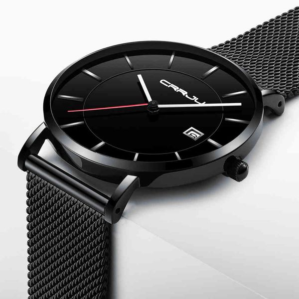 crrju watches men's fashion casual quartz watch crrju male classic business luxury mesh strap wristwatches mens slim watches 210517, Slivery;brown
crrju watches men's fashion casual quartz watch crrju male classic business luxury mesh strap wristwatches mens slim watches 210517, Slivery;brown