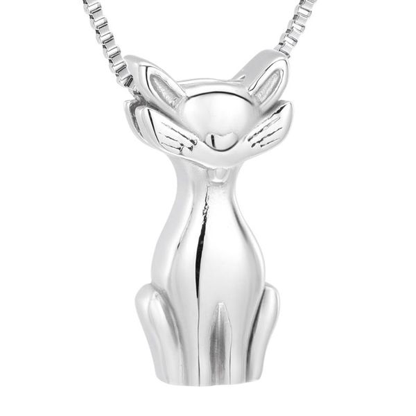 pendant necklaces cat cremation urn stainless steel memorial jewellery ashes holder keepsake jewelry for pet, Silver
pendant necklaces cat cremation urn stainless steel memorial jewellery ashes holder keepsake jewelry for pet, Silver