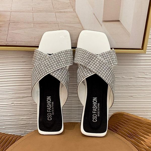 fashion women slippers 2021 summer slides open toe flat casual shoes leisure outdoor bling sandal female beach flip flop size 42, Black
fashion women slippers 2021 summer slides open toe flat casual shoes leisure outdoor bling sandal female beach flip flop size 42, Black