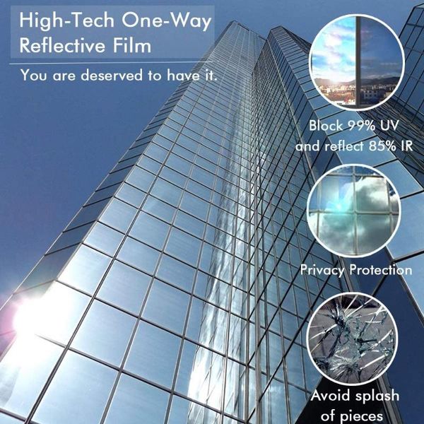 window stickers one way mirror reflective film heat control privacy sun block glass sticker solar insulation self adhesive tint
window stickers one way mirror reflective film heat control privacy sun block glass sticker solar insulation self adhesive tint